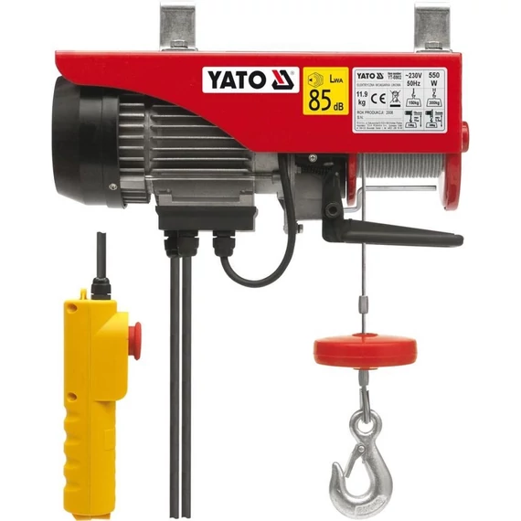 Yato elektromos csörlő 300 kg 550 W