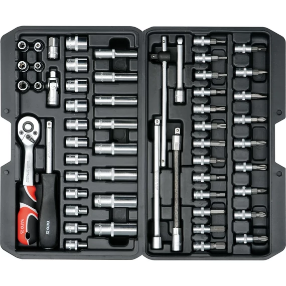 Yato dugókulcs készlet 56 részes 4-13 mm 1/4"