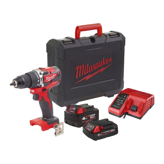 Milwaukee M18 CBLPD-422C akkumulátoros ütvefúró, -csavarozó 18 V 4 Ah 2 db akkum