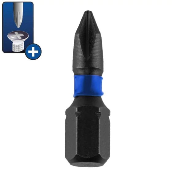 Dedra bit behajtó philips PH2 x 25 mm 1/4" 2 db