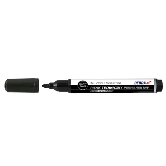 Dedra tartós jelölő fekete filctoll 1.5 mm 1 db