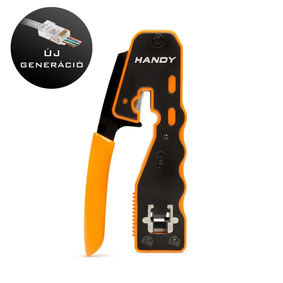 Handy krimpelő blankoló vágófogó átmenő csatlakozókhoz 8P