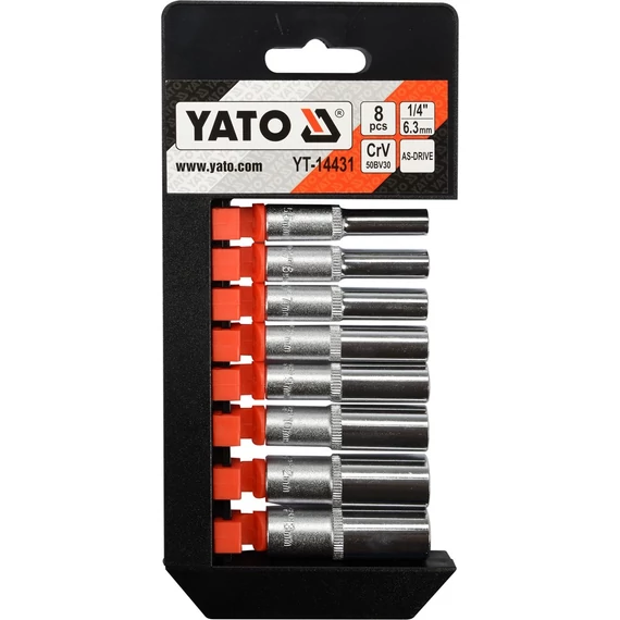 Yato dugókulcs készlet 8 db-os 5,5-13 mm 1/4"