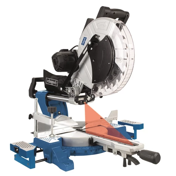 Scheppach HM 140 L gérvágó fűrész 305 mm 2000 W lézeres kihúzható