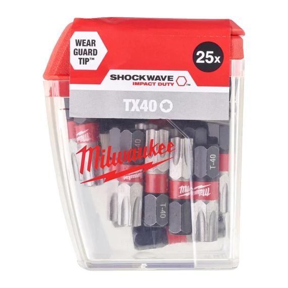 Milwaukee bit behajtó torx T40 x 25 mm 1/4" 25 db