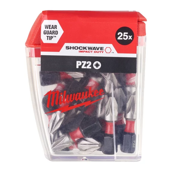 Milwaukee bit behajtó pozidriv PZ2 x 25 mm 1/4" 25 db