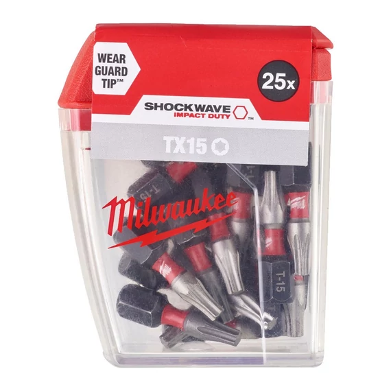 Milwaukee bit behajtó torx T15 x 25 mm 1/4" 25 db