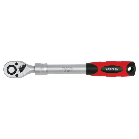 Yato racsnis hajtókar teleszkópos 72 fog 445 mm 1/2"