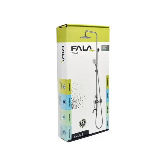 Fala Zuhanyoszlop Inox Steely 2