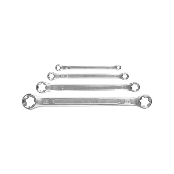 Yato csillagkulcs készlet 4 db beslő torx E6-E24