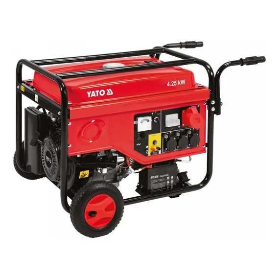 Yato benzinmotoros áramfejlesztő 400 V 5.5 kW háromfázisú