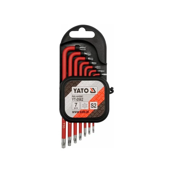 Yato torx kulcs készlet 7 db T9-T30 hosszú