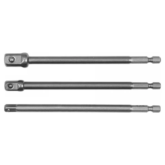 Yato dugókulcs adapter bitbefogású készlet 3 részes 1/4" - 3/8" - 1/2"