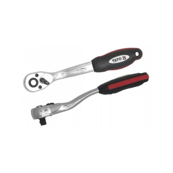 Yato racsnis hajtókar 72 fog 250 mm 1/2" hajlított