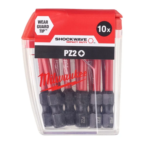 Milwaukee bit behajtó pozidriv PZ2 x 50 mm 1/4" 10 db
