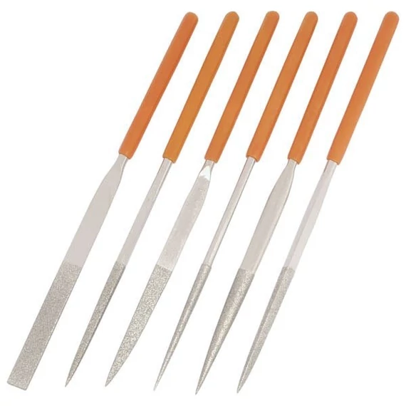 Tűreszelő készlet 6 db 160 mm gyémántozott
