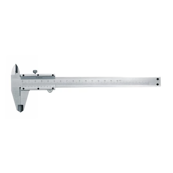 Vorel tolómérő 150/0,05 mm fém INOX bliszteren