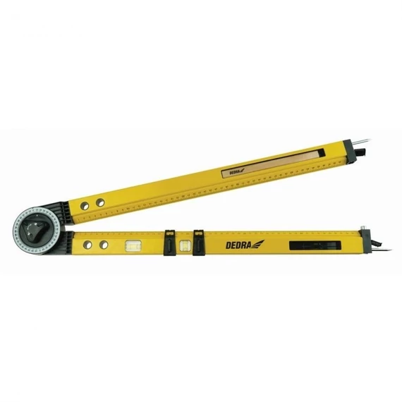 Dedra szögmérő vízmértékkel 620 mm 2 fiolás