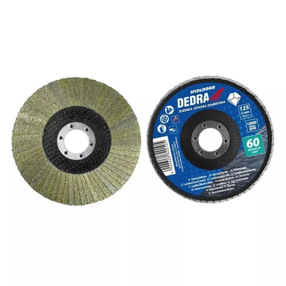 Dedra gyémánt lamellás csiszoló 125x22,2 mm P120