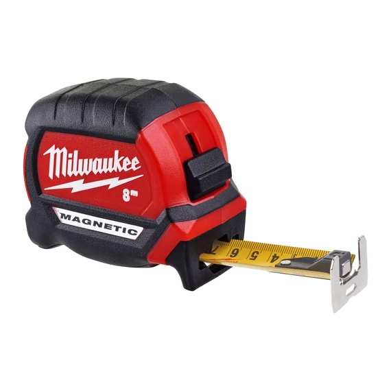 Milwaukee mérőszalag 8 m x 27 mm mágneses