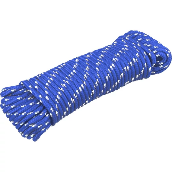 Extol fonott kék kötél 4 mm x 20 m