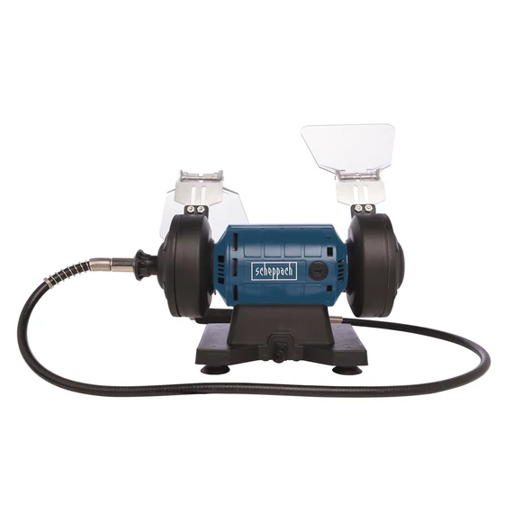 Scheppach HG 35 kettős köszörű 120 W flexdrive rendszerrel
