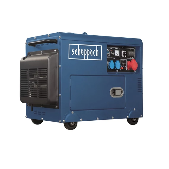 Scheppach SG 5200 D diesel AVR áramfejlesztő 400 V 5000 W