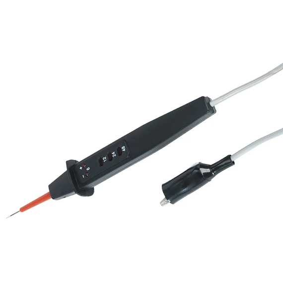 Feszültség és polaritás jelző lámpa LED-es 6-48 V