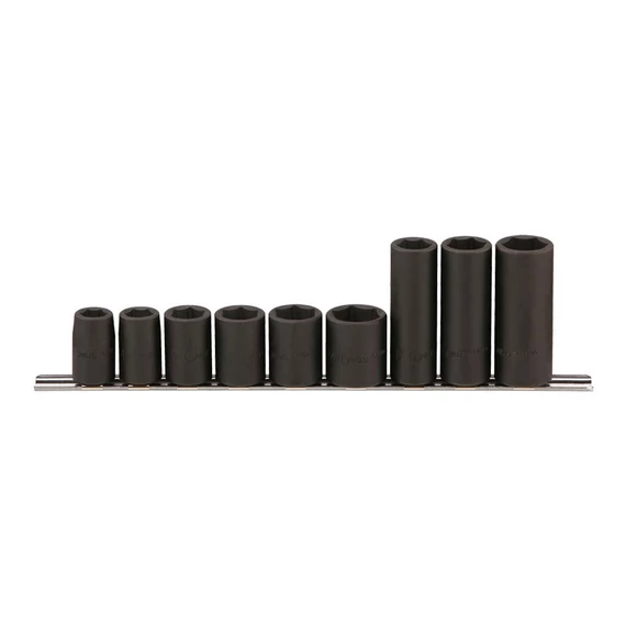 Genius légkulcsfej készlet 13-24 mm 9 db-os 1/2"