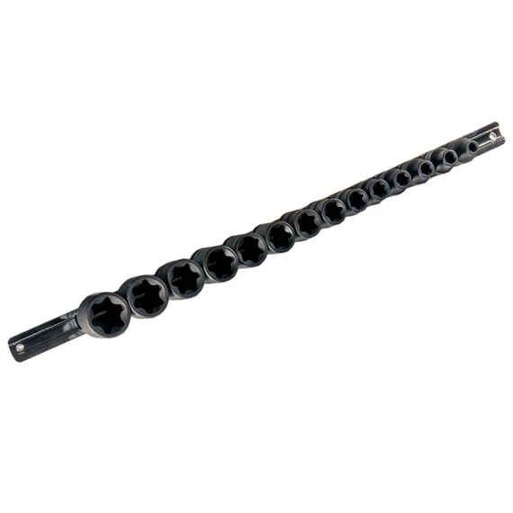Genius légkulcs készlet e-torx 14 db-os E8-E32 1/2"