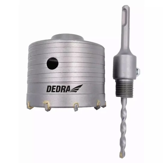 Dedra koronás fúró fúróvezetővel 100 mm SDS-Plus