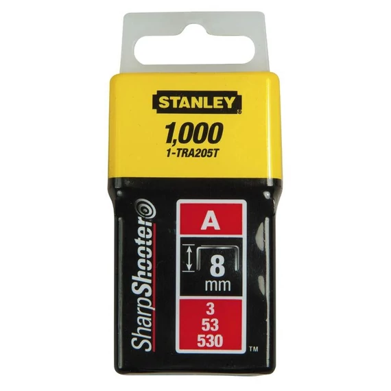 Stanley tűzőkapocs 8 mm-es "A" 1000 db