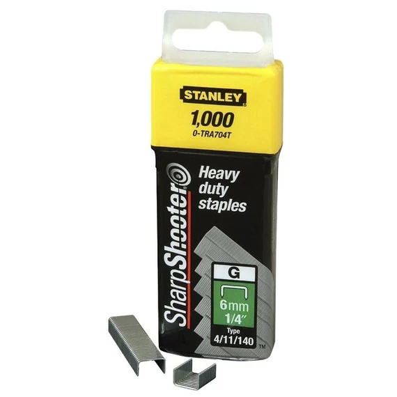 Stanley tűzőkapocs 8 mm-es "G" 1000 db