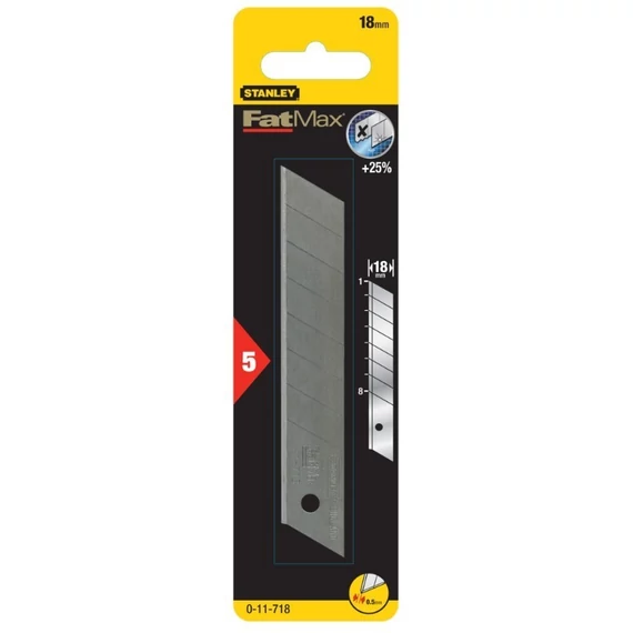 Stanley FatMax tördelhető penge 18 mm 5 db