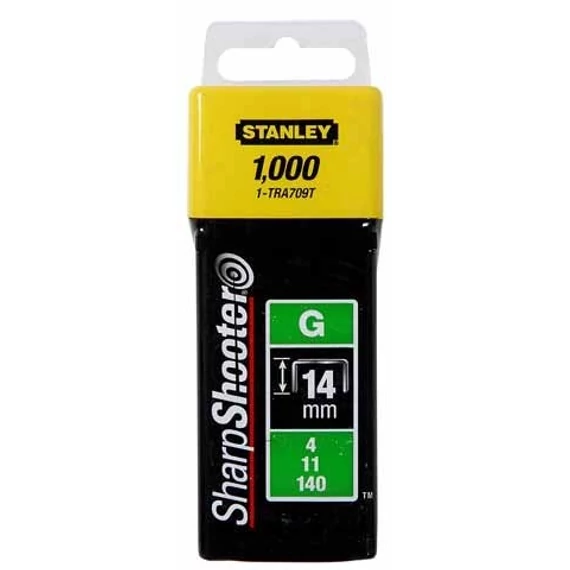 Stanley tűzőkapocs "G" 14 mm 1000 db