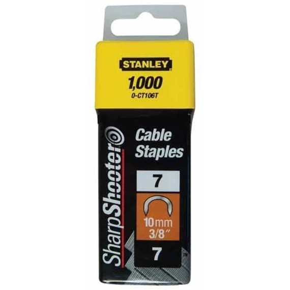 Stanley "C" tűzőkapocs kábelhez 10 mm