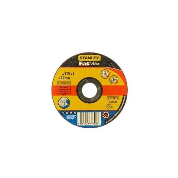 Stanley FatMax vágókorong 115 x 1,0 x 22 mm fémhez