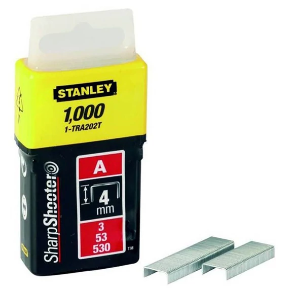 Stanley tűzőkapocs "A" 4 mm 1000 db