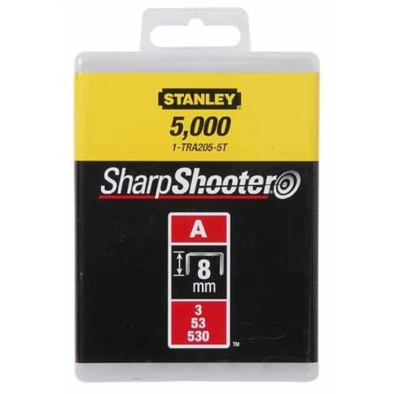 Stanley tűzőkapocs "A" 8 mm 5000 db