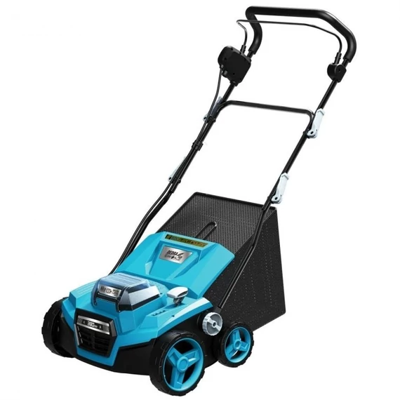 Dedra akkus gyepszellőztetőgép 38 cm 2x18 V akku és töltő nélkül