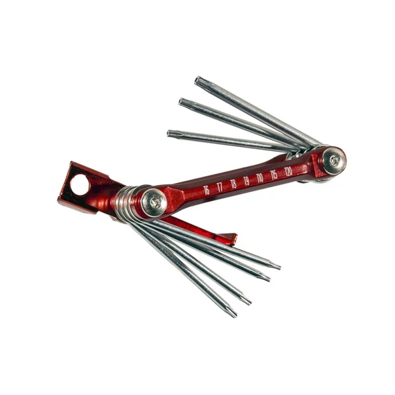Genius lyukas torx csavarhúzó készlet összecsukható 7 db