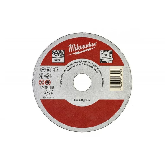 Milwaukee vágókorong fémre 115 x 1,0 x 22,2 mm