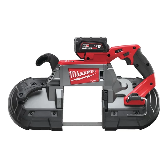 Milwaukee akkumulátoros szalagfűrész 5 Ah 125 mm