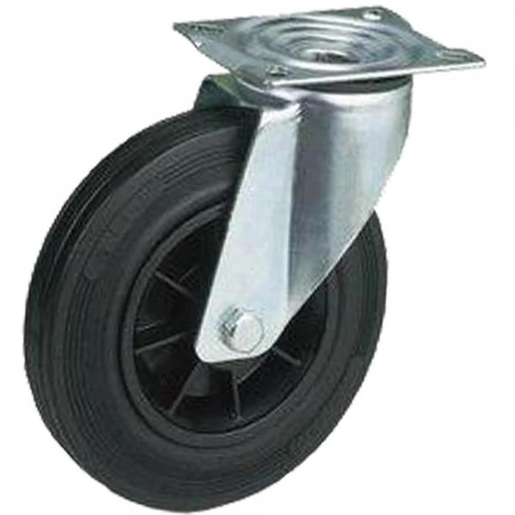 Kerék önbeálló talpas műanyag felnis 160 mm