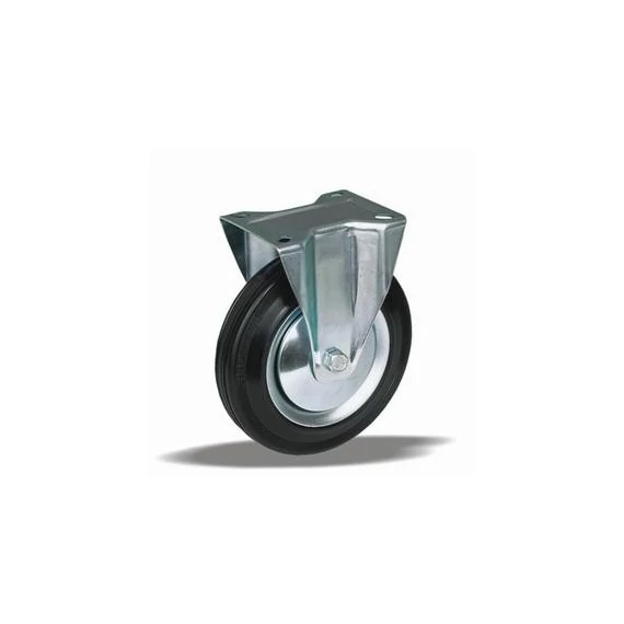 Kerék fix talpas fém felnis 100 mm