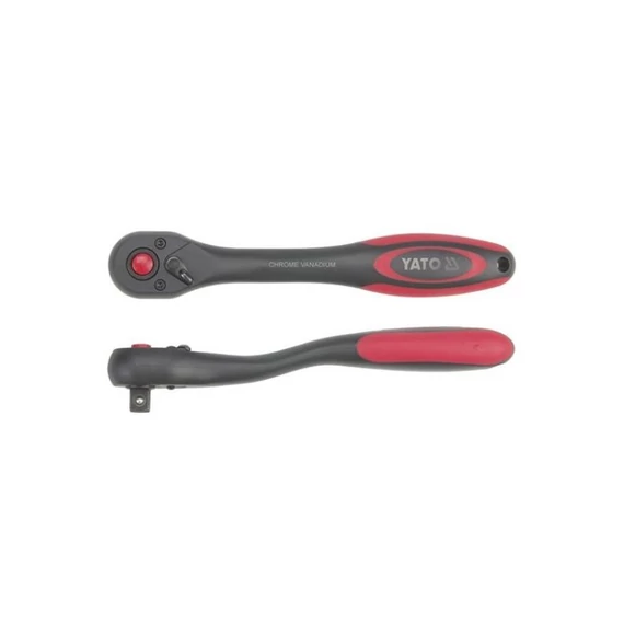 Yato racsnis hajtókar 72 fog 257 mm 1/2" hajlított