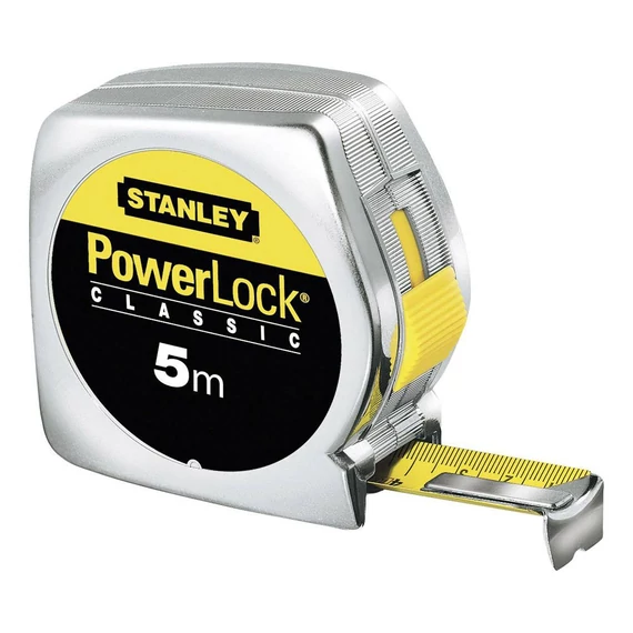 Stanley PowerLock mérőszalag 5 m x 19 mm ABS házas bliszteren
