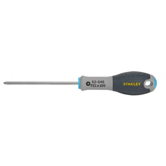 Stanley Fatmax lapos csavarhúzó PZ1 x 100 mm rozsdamentes