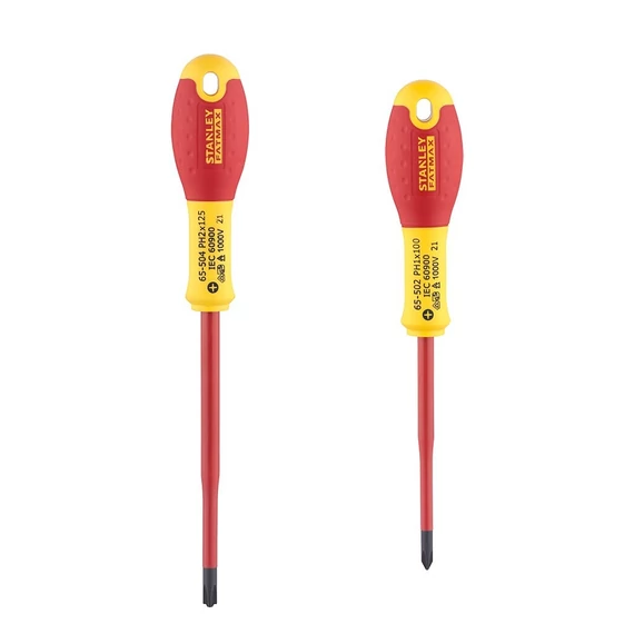 Stanley FatMax szigetelt csavarhúzó PH1x100, PH2x125mm