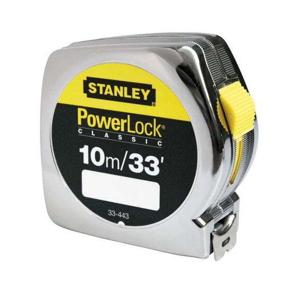 Stanley PowerLock mérőszalag 10 m / 33 ft x 25 mm ABS házas